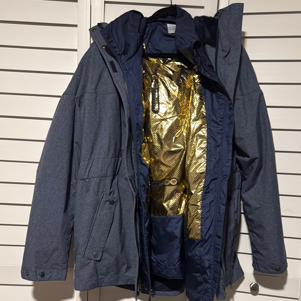 Columbia Women’s  Blue Peyton Pass Interchange Jacket 2X - Picture 2 of 8